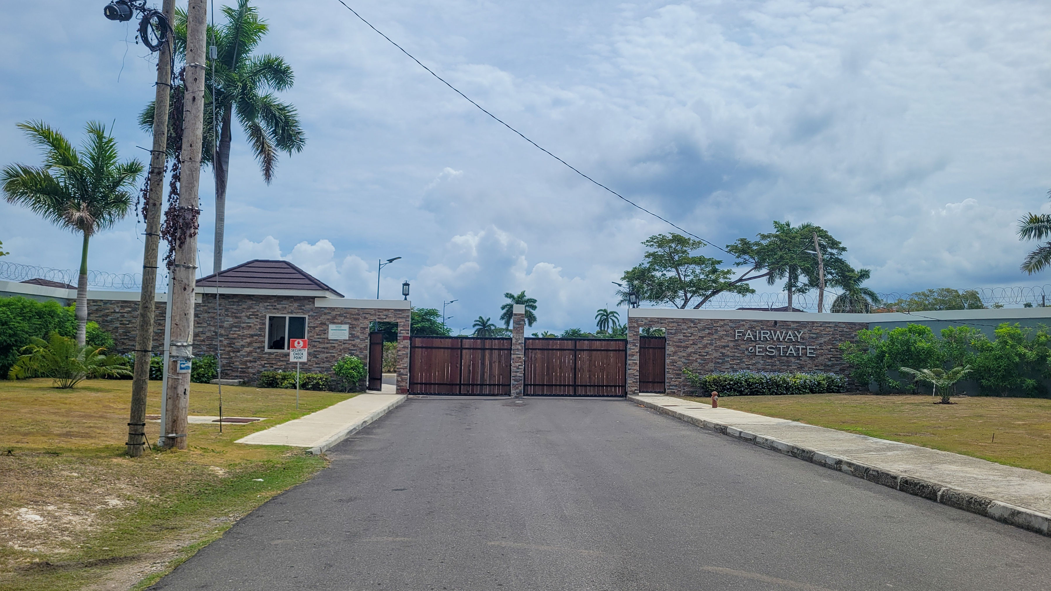 Fairway Estate community entrance gate