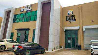 Father Bull Express Restaurant Drax Hall Jamaica - modern building exterior