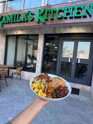 Kamila's Kitchen C4 Plaza Drax Hall Jamaica - fresh Jamaican food bowl exterior