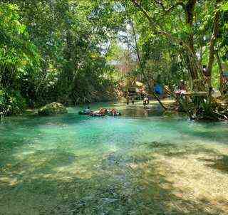 Reggae Beach Ocho Rios Jamaica - coastal views sunset greenery lush