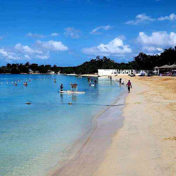 Vybz Beach Ocho Rios Jamaica - local beach vibes Caribbean sea